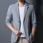 Veste de costume en soie glacée pour hommes