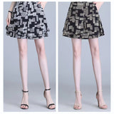 Jupe taille haute en mousseline de soie