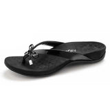 Sandales En Forme De V Avec Bowknot