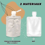 Sac d'emballage de distribution de fluide de voyage portable