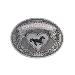boucle de ceinture en alliage de chapeau de cowboy