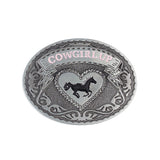 boucle de ceinture en alliage de chapeau de cowboy