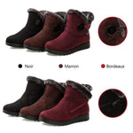 Bottes de Neige Chaudes et Antidérapantes