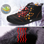 Bottines de Neige Antidérapantes Doublées Chaudes Hiver