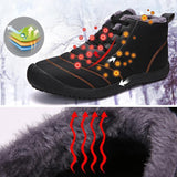 Bottines de Neige Antidérapantes Doublées Chaudes Hiver