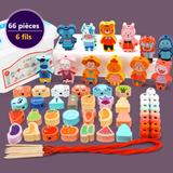 Perles de laçage éducatif