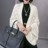 Châle court polyvalent à tricoter en forme de diamant pour femmes