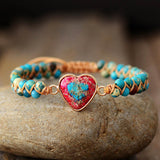 Bracelet Jaspe Cœur Passionné