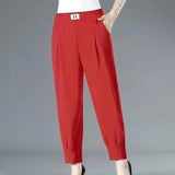 Sarouel en soie glacée pour femme