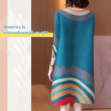 Robe ample élégante avec un décolleté en V