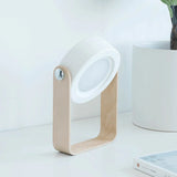 Lampe télescopique en bois créative