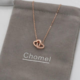 Collier Coeurs Entrelacés