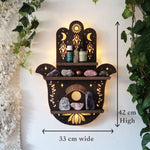 Support en cristal pour lampe Luna Moth