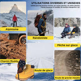 Nouveaux Crampons de Traction Neige Glacée Poignées Antidérapantes en Silicone