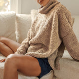 Pull décontracté en peluche