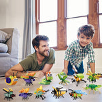 12pcs jouets à remonter oeufs de pâques préremplis