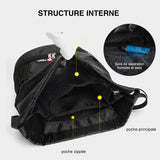 Sac à dos de sport en nylon avec cordon de serrage