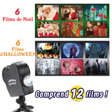 Projection holographique d'Halloween