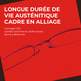 Lunettes de lecture portables pliables