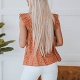 Gilet Floral Sans Manches T-shirt