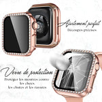Boîtier Apple Watch en diamant