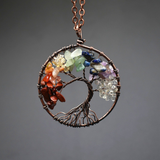 Pendentif Arbre de Vie en Cristal