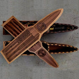 Coffret cadeau vin rouge en bois