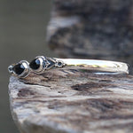 Bracelet Onyx Vert Incrusté
