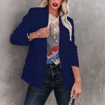 Blazer de couleur unie