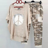 Costume camouflage deux pièces pour femmes
