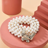 Chaîne de taille avec boucle de ceinture papillon perle