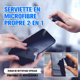 Nettoyant pour écran 2 en 1 et chiffon en microfibre
