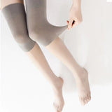 Bas Ultra-fins en Soie Anti-crochet avec Genouillères