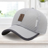 Casquette à visière en filet