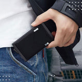 Porte-cartes automatique en aluminium RFID