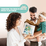Banque d'épargne à cadre photo 3D pour enfants