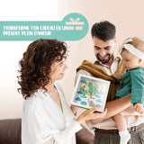 Banque d'épargne à cadre photo 3D pour enfants