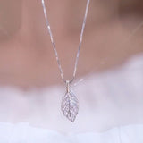 collier feuille
