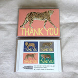 Set de cartes de remerciement Variété Gros Chat (4 pièces)