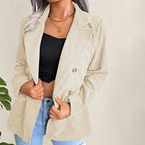 Blazer polyvalent en velours côtelé
