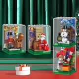 Boîte aveugle de blocs de construction de Noël