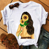 T-shirt graphique mignon