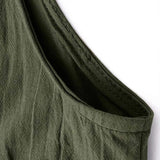 Combinaison Débardeur Solide Décontractée Femme