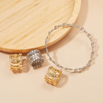 Anneau de bracelet convertible réglable 2 en 1