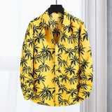 Chemise à Manches Longues à Imprimé Plage