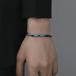 Bracelet Hip Hop En Titane Trempé