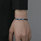 Bracelet Hip Hop En Titane Trempé