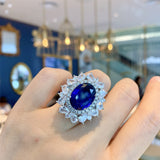 Ensemble de bijoux en saphir