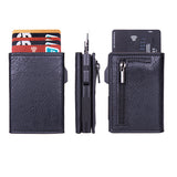 Porte-cartes pop-up à poussée latérale automatique