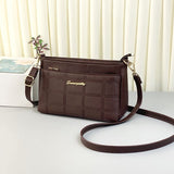 Sac de messager en cuir souple antivol de grande capacité à la mode
